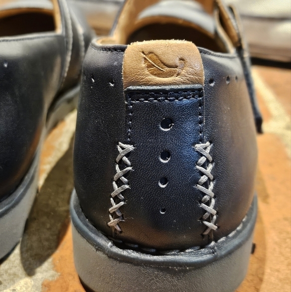 Clarks Unstructured Black Loafers with Velcro Closure Size 8 1/2 m - Picture 6 of 10